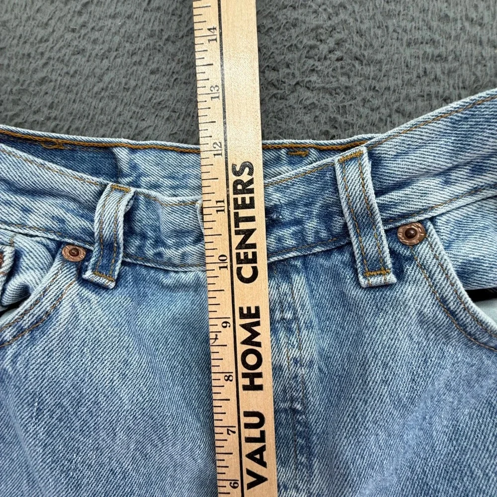 Levis 501-0193 Mens‎ Vintage 1996 Made in USA Light Wash Straight Jeans 34x32